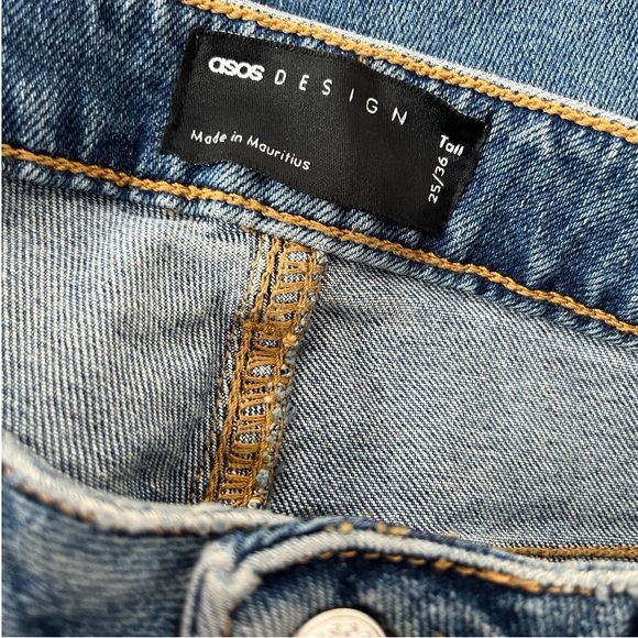 ASOS | Tall 90s Denim Straight Leg Jeans Size 25/36 - NWOT - Picture 2 of 3